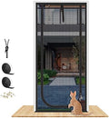 Upgraded Pet Screen Door, Fits Door Opening Size 34''x 83'', Thickened Cat by Unknown
