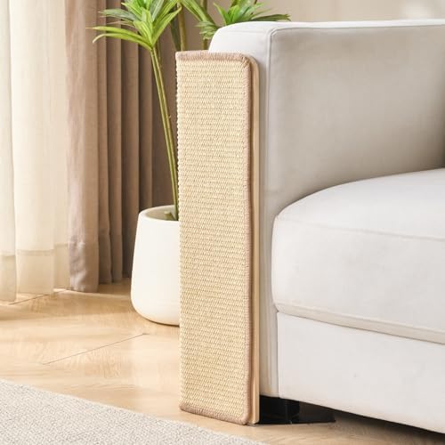 SHENGOCASE 2-Pack Sofa Corner Cat Scratching Post, 23.6" Tall, Replaceable - Image 2