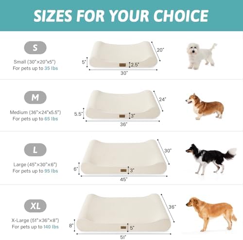 COZY KISS Orthopedic Dog Bed, for Small Dogs up to 35 lbs - Image 2