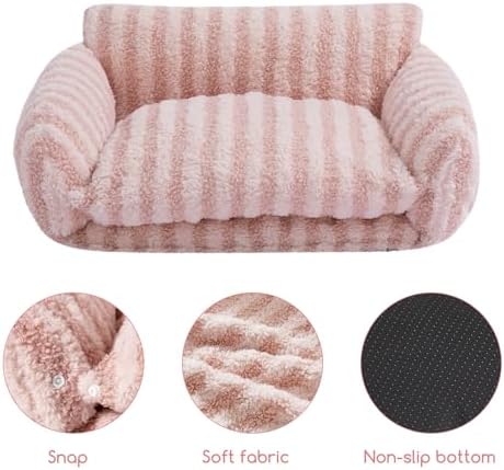 Hollypet Cat Bed Small Dog Orthopedic Couch Beds - Image 5