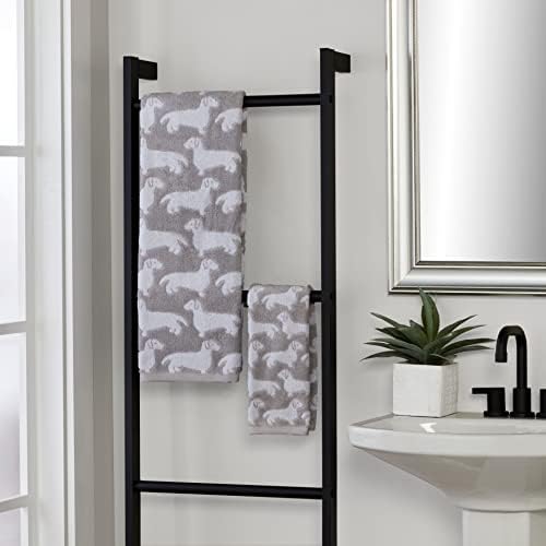 SKL Home Dog Hand Towel Set-2pc, 100% Cotton, Reversible - Image 4