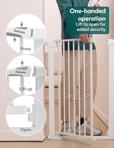 Bebelio 26–28.5" Narrow Baby Gate, PressGuard P7 - Image 4