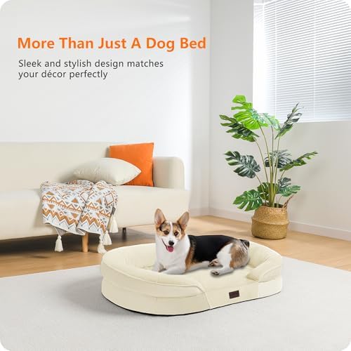 Dwanton Orthopedic Waterproof Medium Dog Bed Sofa, Gel Memory Foam - Image 2