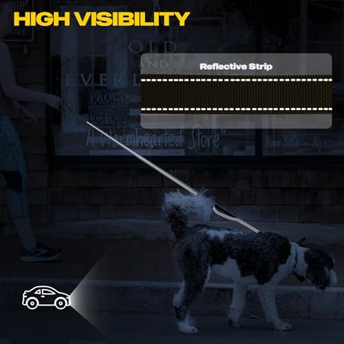 Fida Heavy Duty Dog Leash for Medium Large Dogs, 4 FT, Dual Padded Handles - Image 6