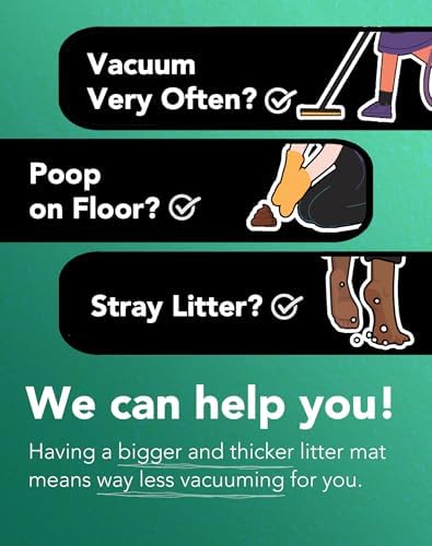 Lukamoo® Cute Cat Litter Mat, for Kitty Litter & Cat Litter Box, Independent - Image 2
