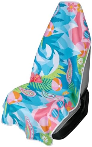 Waterproof Car Seat Cover Towel, Mountain Flowers by DREAMANIA
