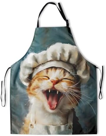 Art Apron with Pocket for Women Men by DZGlobal