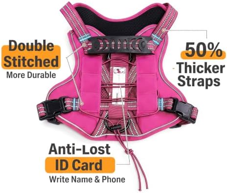 Dog Harness and Leash Set for Medium Dogs, No Pull Tactical Dog Harness - Image 5