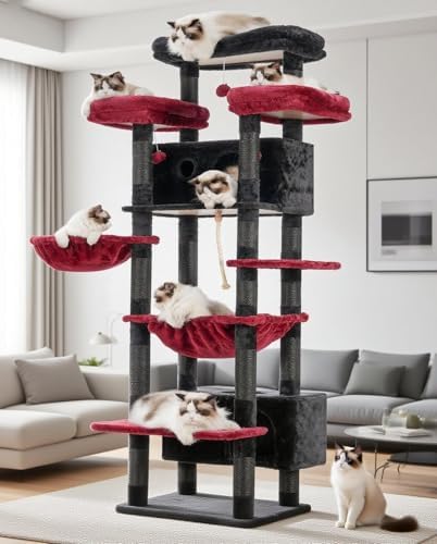 Gitelsnour Cat Tree, Big Condo Hammock GCT030BR by Gitelnour