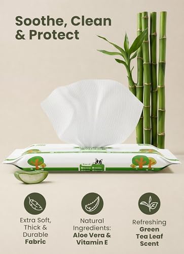 Pogi's Dog Wipes for Travel, Paws & Butt, 6 Packs of 20 - Image 3
