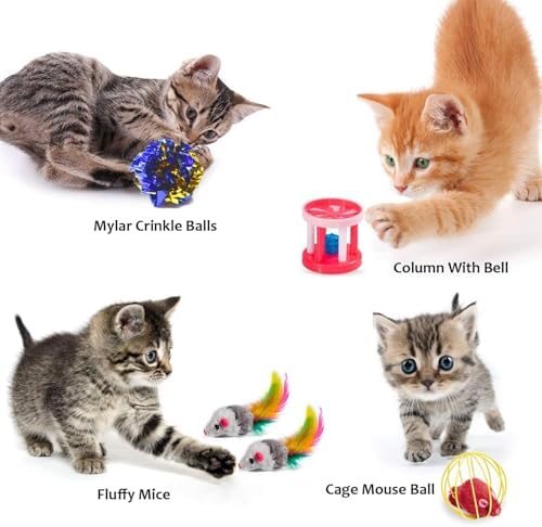 AILUKI 35PCS Cat Toys Variety Pack - Image 5