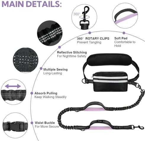 Hands Free Dog Leash for Two Dogs Walking - Image 3