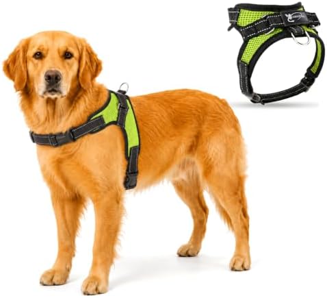 No Pull Reflective Adjustable Dog Harness by Copatchy