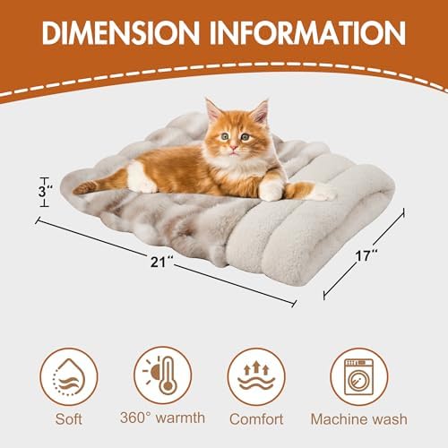 3 in 1 Semi-Enclosed Self Warming Burrow Cat Bed Sleeping Cave - Image 5