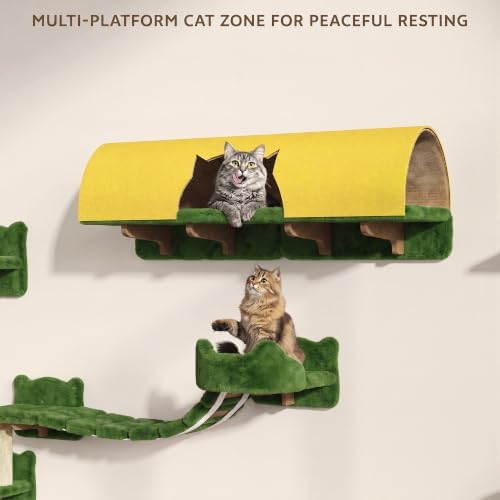 Cat Wall Furniture, 9 in 1 Cat Wall Shelves Set - Image 5