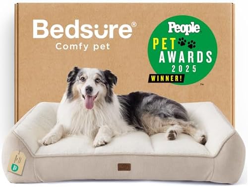 Bedsure SupportMax® Extra Thick Orthopedic XL Dog Beds Large Sized Dog by BEDSURE