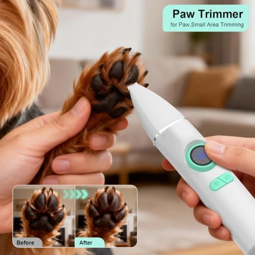 TBTeek Dog Grooming Clippers Kit Cordless Dog Trimmer - Image 4