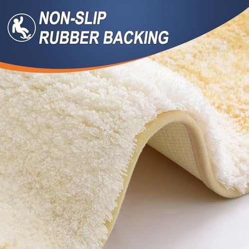 OLANLY Bathroom Rugs Mat 34x21, Extra Soft Absorbent Microfiber Bath Rugs - Image 5