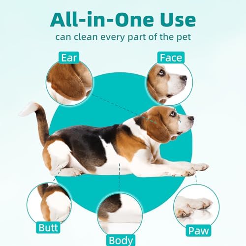 MEDUWEDU No-Rinse Pet Glove Wipes – 5-Finger Design, Coconut Oil & Aloe - Image 5