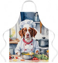 Caroline's Treasures Brittany Spaniel The Chef Apron Cooking Kitchen Server by CarolinesTreasures