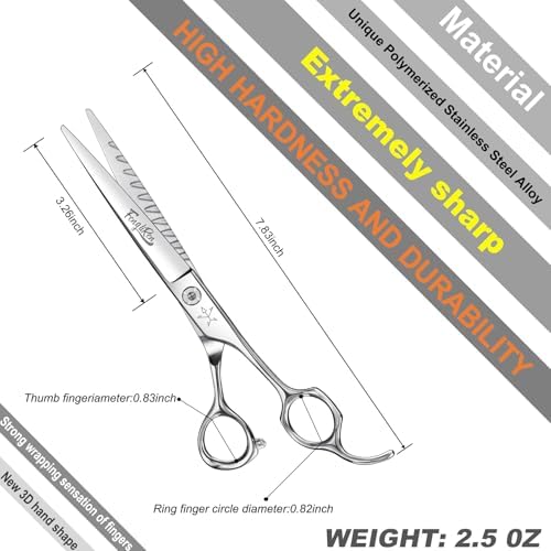 High-end Professional Dog Grooming Scissors Pet Grooming Shears 7 Inches - Image 2