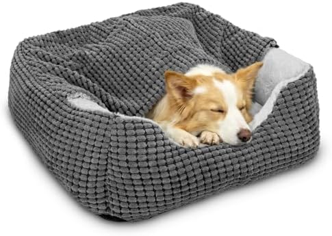 GASUR Dog Beds for Large Medium Small Dogs, Rectangle Cave Hooded Blanket Puppy by GASUR