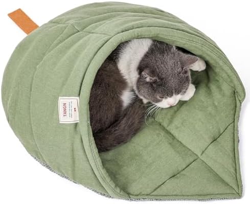 Cat Sleeping Bag Cave Bed with Non-Slip Bottom by Unknown