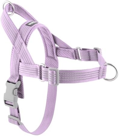 No Pull Dog Harness with Handle, Adjustable Soft Mesh Padded Vest by Fortheloveofpets