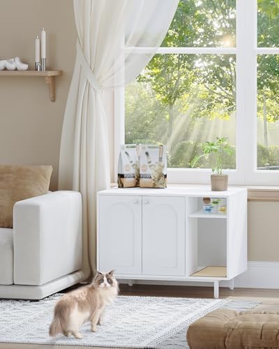Hzuaneri Cat Litter Box Enclosure, Hidden Litter Box Furniture - Image 2