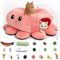 Cat Tunnel Bed with 20 Cat Toys, Kitten Toys by FortheHeartbeatinYourLap