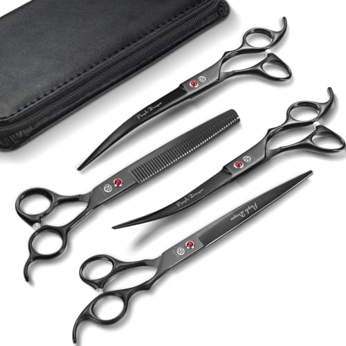 Purple Dragon Dog Grooming Scissors Set by PurpleDragon