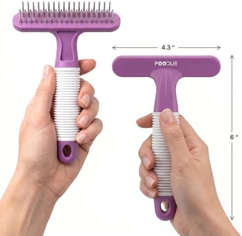 POODLIE Poodle Pet Dog Grooming Rake| Dematting Tool - Image 6