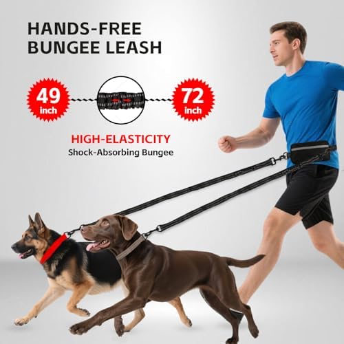 Hands Free Dog Leash for 2 Dogs - Image 3