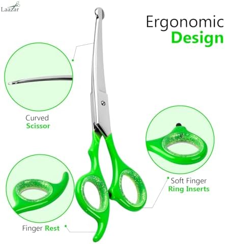 Rounded dog grooming scissors Professional - Image 4