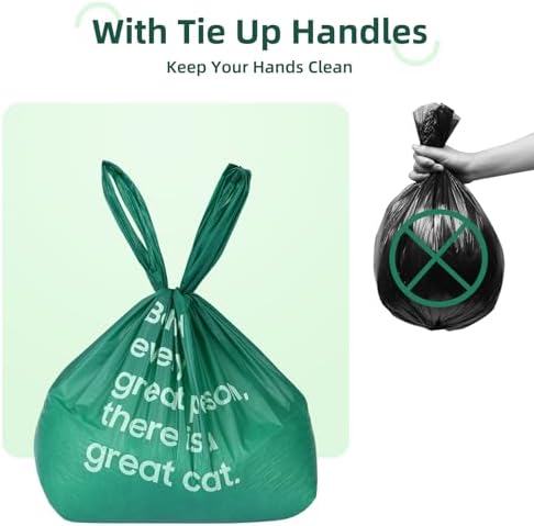 60 Count Cat Poop Bags Large Pet Waste Sacks - Image 2