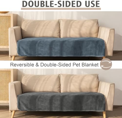 Ameritex Pet Bed Blanket Reversible 100% Waterproof Velvet Super Soft - Image 5
