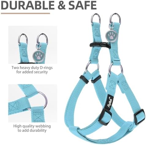 PUPTECK No Pull Dog Harness Medium Sized Step-in Adjustable Puppy Vest - Image 3