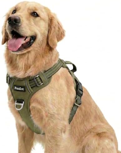 Funfox Dog Harness No Pull, Adjustable Pet Vest Harness, Super Soft Material by MyFUNFOX