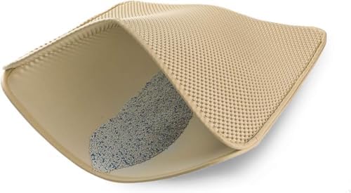 WePet Cat Litter Mat, Kitty Litter Trapping Mat, Honeycomb Double Layer Mats by WePet