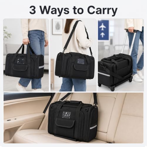 YOXIER Airline Approved Dog Carrier, Expandable Pet Travel Bag - Image 6