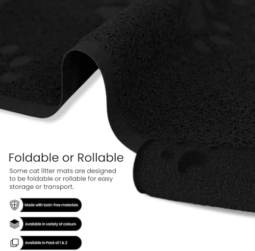 Andalus Jumbo Cat Litter Mat, Non-Slip & Easy to Clean Cat Litter Box Mat - Image 6