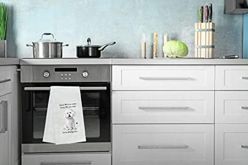 Bichon Frise Kitchen Towel - Image 4