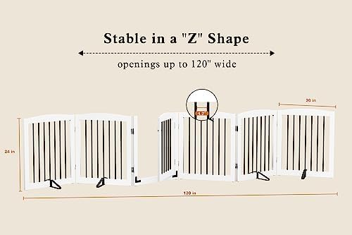 PUPETPO Freestanding Pet Gates - Image 6