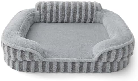 LE SURE Cute Cozy High Back Orthopedic L Plus Dog Bed - Image 4