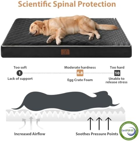 WNPETHOME Orthopedic Waterproof XL Dog Bed - Image 3