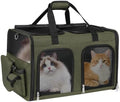 Cat Carrier for 2 Cats Double Pet Carrier Extra Large Green 2026 Upgraded by TOYSBOOM
