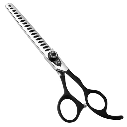 8.0'' Dog Chunker Scissors For Grooming 440C Stainless Steel Black Non-Slip by FenicePeak