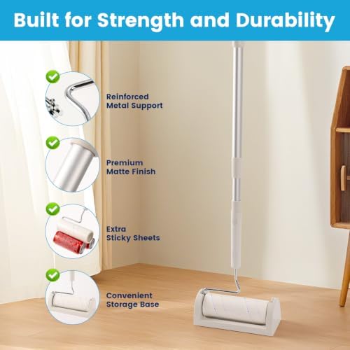 Extra Sticky Long Handle Lint Roller - Image 2