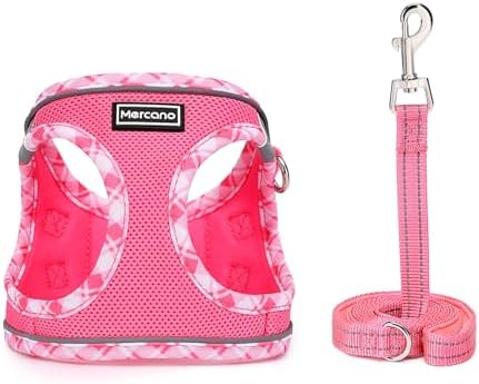 Mercano Soft Mesh Dog Harness and Leash Set, Step-in Reflective Breathable - Image 2
