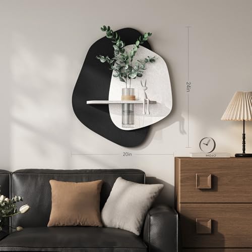 3D Textured Black and White Abstract Wall Art - Image 2